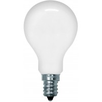 GE A15 Ceiling Fan Decorative Light Bulb Soft White Finish 60-Watts Candelabra Base 2-Pack