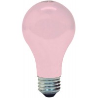 GE Lighting Available 97483 60-Watt 675-Lumen Party A19 Light Bulb Pink 2-Pack 2 Count Pack of 1