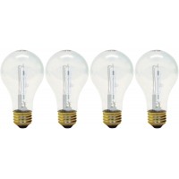 GE Lighting Crystal Clear 72-Watt 100-watt replacement 1490-Lumen A19 Light Bulb with Medium Base 72W 1490-Lumen