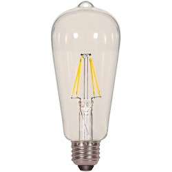 Satco S9895 Medium Bulb in Light Finish 5.50 inches 1 Count Pack of 1 Clear