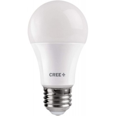 Cree Lighting A19 100W Equivalent LED Bulb 1600 lumens Dimmable Soft White 2700K 25,000 Hour Rated Life 90+ CRI | 1-Pack