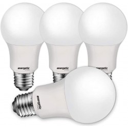 Energetic 40W Equivalent A19 LED Light Bulb Soft White 2700K UL Listed E26 Standard Base Non-Dimmable LED Light Bulb 4 Pack