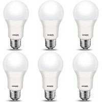 Energetic 75W Equivalent LED Light Bulb 1200 Lumens 4000K Cool White Non-Dimmable A19 LED Bulb UL Listed E26 Medium Base 6-Pack