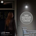 GE LED+ Motion Sensor Outdoor Security Light Bulbs Warm White 75 Watt Replacement Standard Bulb Shape Medium Base Pack of 2