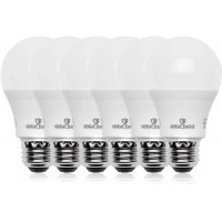 GREAT EAGLE LIGHTING CORPORATION 100W Equivalent LED A19 Light Bulb 1500 Lumens Daylight 5000K Dimmable 14-Watt UL Listed 6-Pack