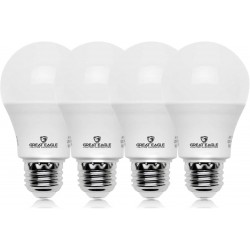 Great Eagle Lighting Corporation A19 LED Light Bulb 12W 75W Equivalent UL Listed 3000K Soft White 1050 Lumens Non-dimmable Standard Replacement 4 Pack