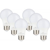 Pack of 6 KOR 9W LED A19 Light Bulb – 60W Equivalent UL Listed 3000K Soft White 800 Lumens Non-Dimmable LED 9 Watt Standard Replacement Bulbs with E26 Base 15000 Hours Long Life