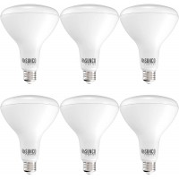 Sunco Lighting BR40 LED Light Bulbs Indoor Flood Light Dimmable 3000K Warm White 100W Equivalent 17W 1400 LM E26 Base Recessed Can Light High Lumen Flicker-Free UL & Energy Star 6 Pack