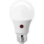 SYLVANIA Dusk to Dawn A19 LED Light Bulb with Auto On Off Light Sensor 60W=9W 800 Lumens 5000K Daylight 1 Pack 41289