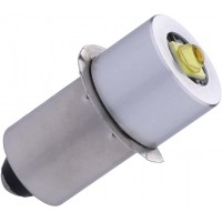 TRLIFE LED Flashlight Bulb DC4-24V Maglite LED Conversion Kit for 3-16 C&D Cells Maglite Flashlights Torch P13.5S PR2 3W Maglite Replacement Bulbs 12V 18V Flashlight Maglite Bulb1 Pack