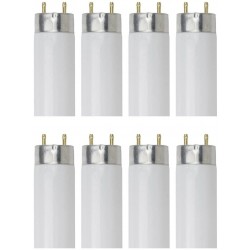 Sterl Lighting – 25 Watts T8 G13 Medium 2 Pin Base 120 220 Volts 35.19 Inch 1750Lm Manufacturing Facility Tube Cool White Linear Light F25T8 CW Replacement Fluorescent Bulbs 4100K White – 8 Pack