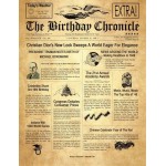The BIRTHDAY CHRONICLE "What Happened on the Month YEAR You Were Born?" Birthdates From 01 01 1900 TO 12 31 2016 Letter Size 8.5 inches X 11 inches Old Parchment Art Background