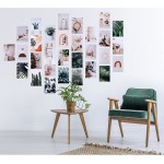 Wall Collage Kit Aesthetic Pictures Photo Collage Kit for Wall Aesthetic Posters for Room Aesthetic Bedroom Decor for Teen Girls50pcs 4x6 inch