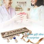 Gifts Presents for Moms Grandmas from Daughter Unique | Wooden Family Birthday Reminder Tracker Calendar Board Wall Hanging with 100 Tags | Best Gift Ideas for Christmas Birthday  Mother's Day