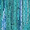 100% Cotton Rag Rug 2x3' Multicolor Chindi Rug Hand Woven & Reversible for Living Room Kitchen Entryway Rug Teal,Kitchen Rugs Farmhouse Rugs Rugs for Living & Bedroom,Woven Rugs