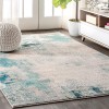 JONATHAN Y CTP104 Contemporary POP Modern Abstract Vintage Cream Blue 5 ft. x 8 ft. Area Rug