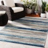 Luxe Weavers 7501 Modern Abstract Area Rug Blue Size 8x10