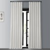 HPD Half Price Drapes Faux Silk Blackout Curtains For Room Decor Vintage Textured 1 Panel PDCH-KBS2BO-96 Off White