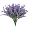 KUPOO Lavender Artificial Flowers 6 Bundles Artificial Lavender Plant with Silk Flowers for Wedding Decor and Table Centerpieces Lavender