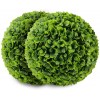 Sunnyglade 2 PCS 15.7 inch 3 Layers Artificial Plant Topiary Ball Faux Boxwood Decorative Balls for Backyard Balcony,Garden Wedding and Home Décor