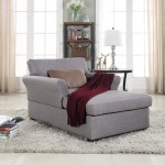 Casa Andrea Milano LLC Classic and Traditional Ultra Comfortable Linen Living Room Fabric Chaise Couch Chair Lounge Grey