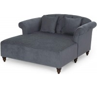 Christopher Knight Home Freas Chaise Lounge Charcoal + Dark Espresso