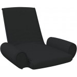 Indoor Chaise Lounge Sofa Folding Lazy Sofa Floor Chair Padded Lounger Bed with Armrests 26" x 26.4" x 20.1" Fabric