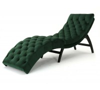 Sofa Tufted New Velvet Chaise Lounge for Living Room Color : Emerald