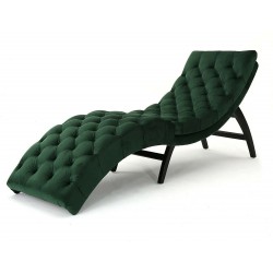 Sofa Tufted New Velvet Chaise Lounge for Living Room Color : Emerald