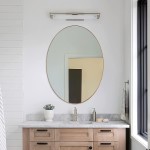 Clavie Oval Wall Mirror Bathroom Mirror of Stainless Steel Frame Wall Mounted 24 x 36 Inch Gold Oval Mirror for Vanity Living Room Entryway Bedroom More
