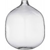 Bloomingville Stout Clear Glass Vase 7" L x 7" W x 8.25" H
