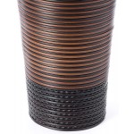 Decorative Artificial Rattan Dark Brown Tall 39 Inch Standing Floor Vase