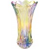 EWEIGEER Crystal Glass Vase,Colorful Flower Vase for Home Decor,Table,Living Room Decoration,Cool Design