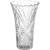 Flower Acrylic Vase Decorative Centerpiece for Home or Wedding Non-Breakable Plastic 9" Tall 4" Opening Clear