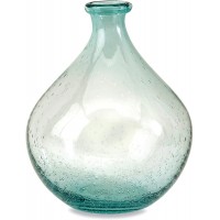 IMAX 63024 Amadour Bubble Glass Bottle Small Sized Glass Jar Decorative Vase for Dining Hall Living Room Hotels. Decorative Accessories