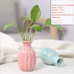 Small Ceramic vase Decoration Set 8 Pieces Suitable for Home Office Desktop Decoration Small vase
