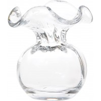 Vietri Italian Hibiscus Mouthblown Glassware Vase Collection Bud Clear