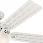 Hunter Beachcomber Indoor Outdoor Ceiling Fan with LED Light and Pull Chain Control
