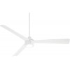 Minka-Aire F626L-WHF Skinnie 56" Ceiling Fan with Integrated LED Light in Flat White Finish
