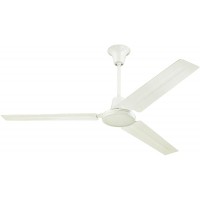 Westinghouse Lighting 7840900 Industrial 56-Inch Three-Blade Ceiling Fan with J-Hook Installation System White