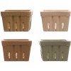 Creative Co-Op Square Stoneware Set of 4 Colors Berry Baskets Multicolor 4 Count