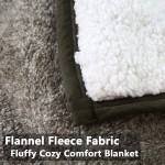 BANN Sherpa Fleece Lightweight Throw Blanket for Couch,50"x70" Super Soft Cozy Blanket for Bed,Warm Plush Throw for Sofa All Season,Green