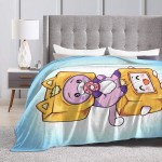 Cute Blanket Cartoon Throw Blanket Warm Plush Cozy Home Blankets for Bed Sofa Couch Lightweight