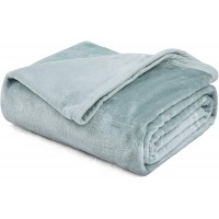 EIUE Soft Fuzzy Blanket,Twin Size 60'' x 80'' Full Body Warming Premium Fleece Bedding Quilt,All Season Throw Blanket for Adults KidsGrey Green