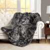 Faux Fur Fuzzy Throw Blanket Soft Warm Cozy Tie-dye Sherpa Throw Blanket Throw Size 50x60 inch Suitable for Fall Winter and Spring