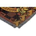 Northwest Woven Tapestry Throw Blanket 48 x 60 Inches Hufflepuff Crest