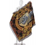 Northwest Woven Tapestry Throw Blanket 48 x 60 Inches Hufflepuff Crest