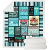 Nurse Gifts Nurses Week Gifts Throw Blanket Nurse Gifts for Women ,Male Nurse Gifts ,Soft Fluffy Sherpa Warm Throw Blankets for Bed Office and Couch H2,130cm x 150cm51'' x 59''