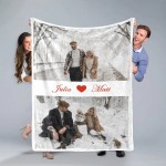 Personalized Blankets for Friends Photo Blanket Throw Blankets for Family Best Friends Lover or Wife- 30"x 40"
