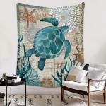 SODIKA Flannel Fleece Bed Blankets Lightweight Cozy Throw Blanket for Couch Sofa Bedroom Adults Kids,Sea Turtle Ocean Animal Landscape 39x49 inch